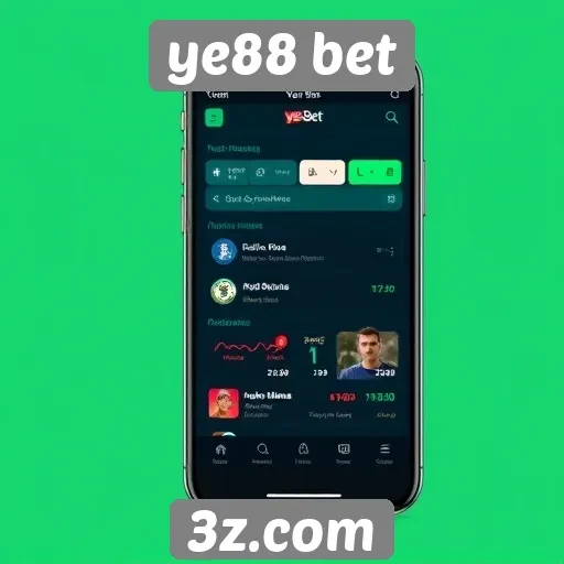 Funcionalidade mobile do ye88 bet em destaque